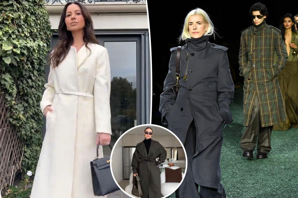 Luxury designers showcase 'Ozempic coat' trend for fall: 'It's a strong, confident look'