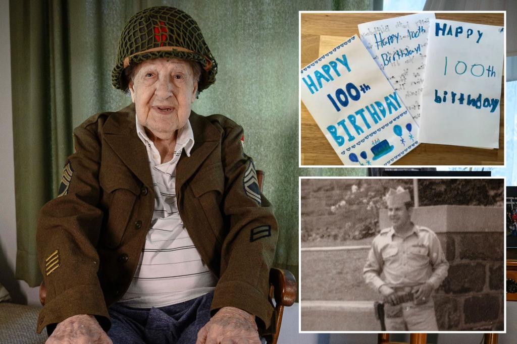 WWII vet turning 100 gets birthday surprise from grateful millennial